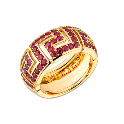 Комплект Versace Greca Red Rubies