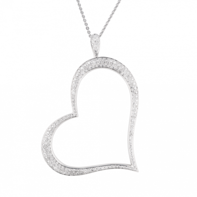 Подвеска Piaget Limelight White Gold Extra Large Heart