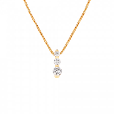 Подвеска Carl F. Bucherer Round Diamonds 0,36 ct F/SI & Yellow Gold