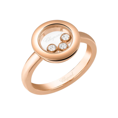 Кольцо Chopard Happy Diamonds Rose Gold