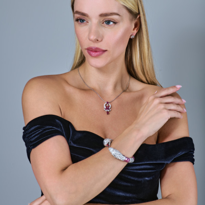 Подвеска Graff Classic Butterfly Ruby & Diamond