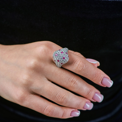 Кольцо Ralfdiamonds Rubies & Diamonds & White Gold