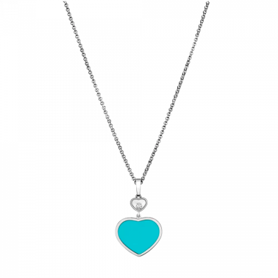 Подвеска Chopard Happy Hearts Turquoise