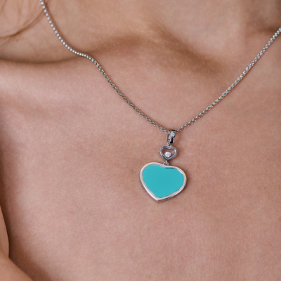 Подвеска Chopard Happy Hearts Turquoise