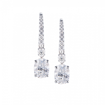 Серьги GIA Oval Diamond 2,11 ct D/VVS2 - 2,14 ct D/VS2