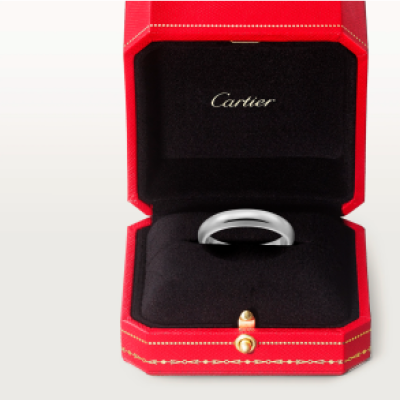Кольцо Cartier 1895 wedding band 3,5 mm platinum (SIZE 58)