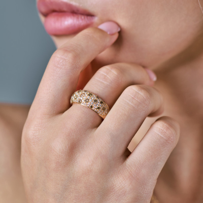 Кольцо Leo Piззo Rose Gold & 1.24 ct Diamonds