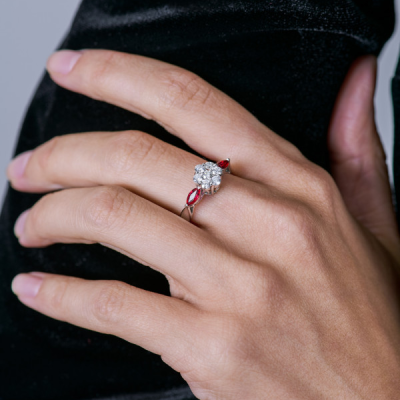 Кольцо No name Diamonds & White Gold