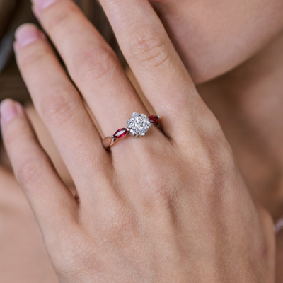 Кольцо No name Diamonds & White Gold