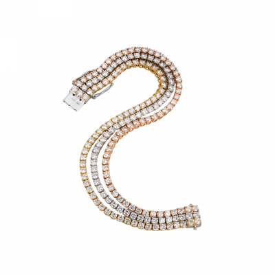 Браслет No name 11,30 ct G/VS Tricolor Gold