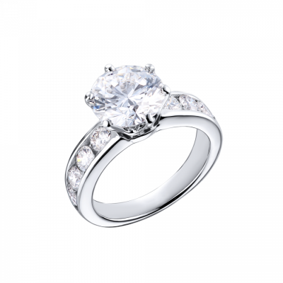 Кольцо Tiffany & Co Round Brilliant 2,29 ct D/IF Platinum