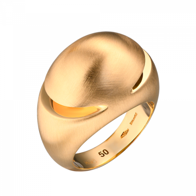 Кольцо Bvlgari Cabochon Yellow Gold (Size 50)