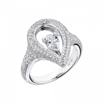 Кольцо Carl F. Bucherer Lacrima Diamonds & White Gold