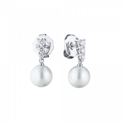 Серьги Mikimoto 9.00 mm Morning Dew Akoya Pearl Drop