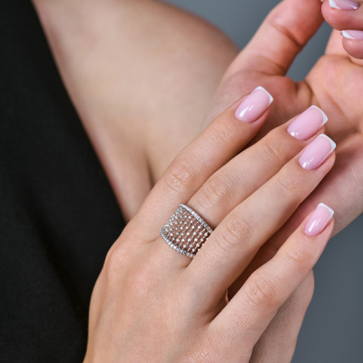 Кольцо Mercury Miss Russia White Gold & Diamonds