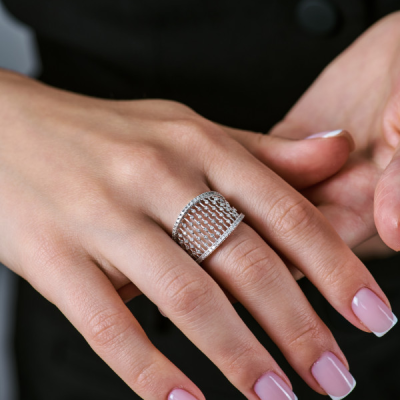 Кольцо Mercury Miss Russia White Gold & Diamonds