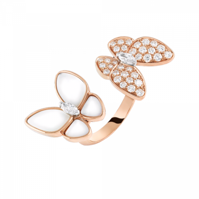 Кольцо Van Cleef & Arpels Two Butterfly Between the Finger Ring