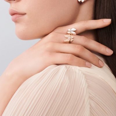 Кольцо Van Cleef & Arpels Two Butterfly Between the Finger Ring