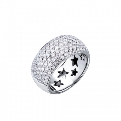 Кольцо H.Stern Wide Pave Diamond Ring