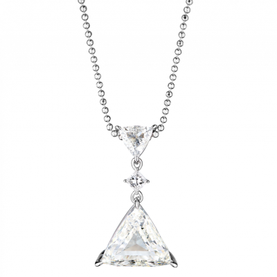 Подвеска GIA 5,03 ct H/VS2 Modified Triangular Step Cut & White Gold