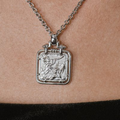 Подвеска Carrera y Carrera Angelitos Cherub White Gold