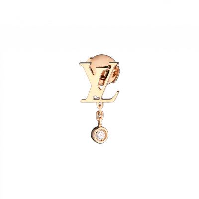Пусеты Louis Vuitton Idylle Blossom LV Ear Stud Pink Gold & Diamond