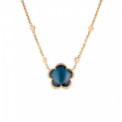 Подвеска Pasquale Bruni Bon Ton Rose Gold & Diamonds & Topaz