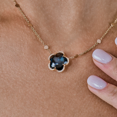 Подвеска Pasquale Bruni Bon Ton Rose Gold & Diamonds & Topaz