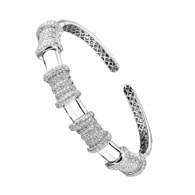 Браслет No name 4,55 ct G/SI1Round Cut Diamonds & White Gold