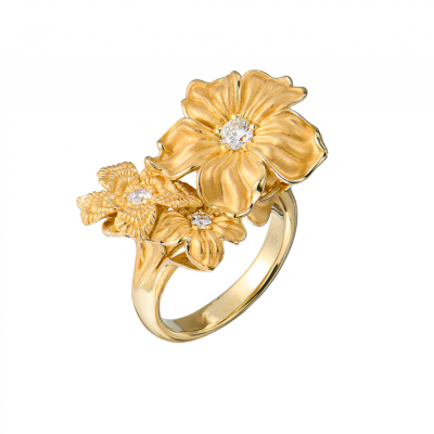 Кольцо Carrera y Carrera Emperatriz Maxi Yellow Gold