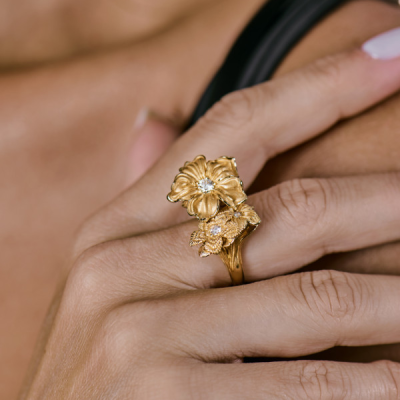Кольцо Carrera y Carrera Emperatriz Maxi Yellow Gold