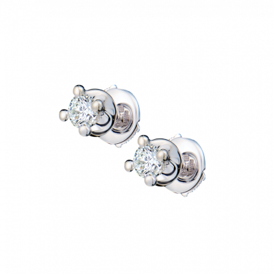 Пусеты Bvlgari 0,30 G/VS1 - 0,31 G/VS2 GIA Corona Collection