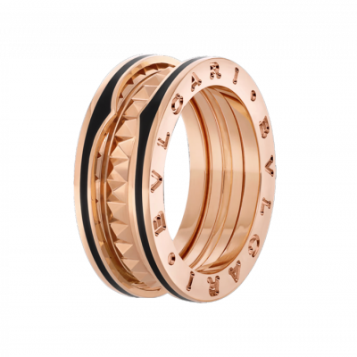 Кольцо Bvlgari B.Zero1 Rock two-band Rose Gold (SIZE 53)