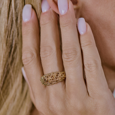 Кольцо Gilbert Albert Boucles D'Oreilles Yellow Gold