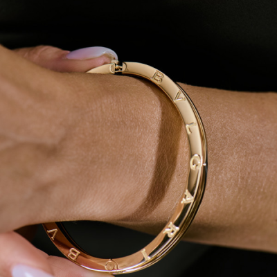 Браслет No name в стиле Bvlgari B.Zero1 Yellow Gold
