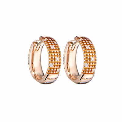 Серьги Damiani Metropolitan Dream Rose Gold & Diamonds