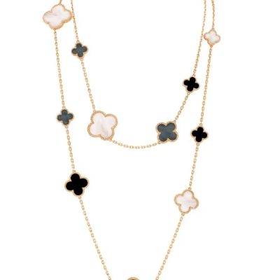 Колье Van Cleef & Arpels Magic Alhambra Long Necklace 16 motifs