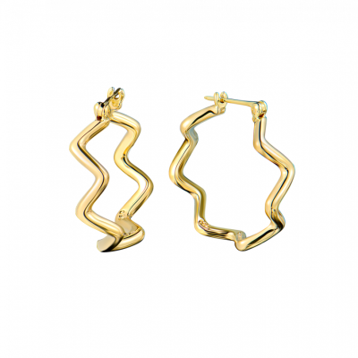 Серьги Tiffany & Co Paloma Picasso Zig Zag Hoop