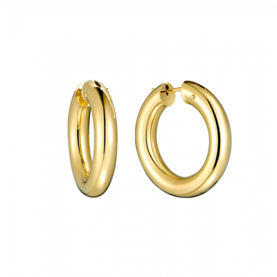 Серьги No name Yellow Gold Hoop