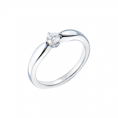 Кольцо Bvlgari Dedicata a Venezia 0,22 ct E/VVS1 Round Brilliant