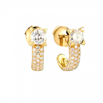 Серьги No name 0,55 ct H/VS1 - 0.53 ct H/VS1 Round Cut Diamonds