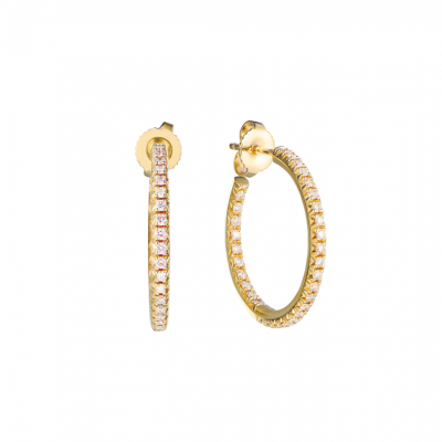 Серьги Tiffany & Co Metro Hoop Earrings Medium