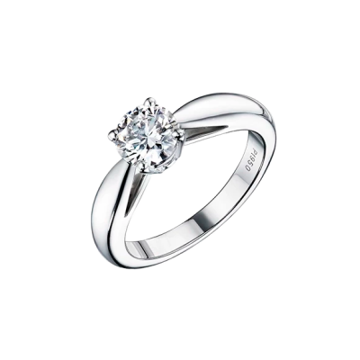 Кольцо Van Cleef & Arpels Bonheur Solitaire 0,43 ct D/VVS2