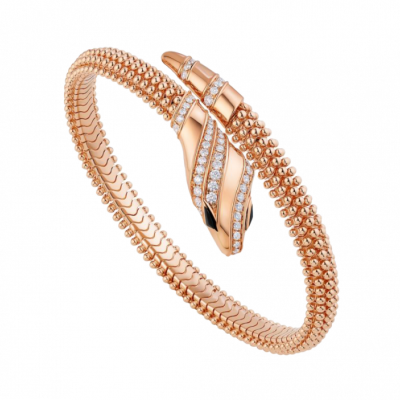 Браслет Bvlgari Serpenti single-coil rose gold