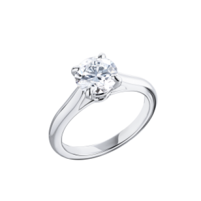 Кольцо Cartier Solitaire 1,03 ct G/VVS1 Round Cut Solitaire 1895 Platinum (SIZE 50)