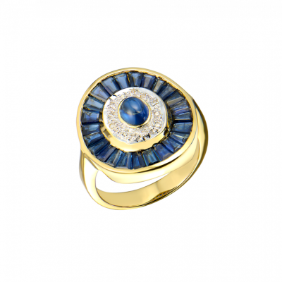 Комплект Vasily Konovalenko Diamonds & Sapphires Magnificent lady evening party set