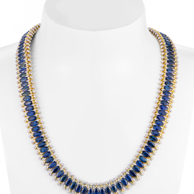 Комплект Vasily Konovalenko Diamonds & Sapphires Magnificent lady evening party set