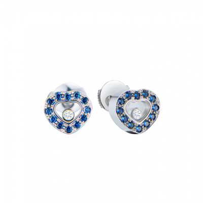Пусеты Chopard Happy Diamonds Hearts