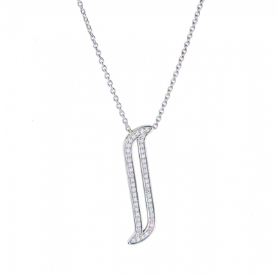 Подвеска Damas Alif White Gold & Diamond