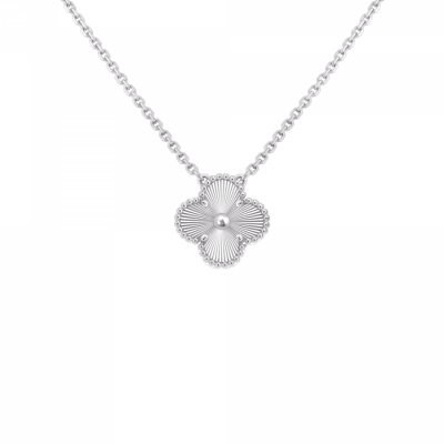 Подвеска Van Cleef & Arpels Vintage Alhambra 18K white gold